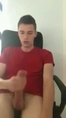 sevimli twink mastürbasyon kapalı onun xl dick için cam (1'14'')