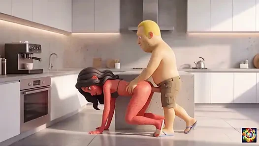Romantikus konyhai pillanatok - AI Hentai ASMR