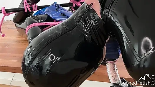 Touchedfetish - lastik ve lateks fetiş çift - bdsm - esaret disiplini