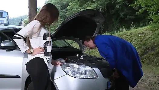 Alman açık havada seks ve sakso derlemesi