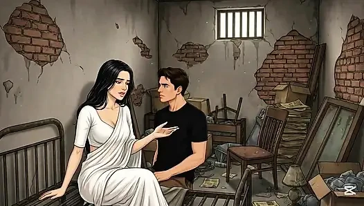 Atractiva escena de amor en pareja (generada por ia)