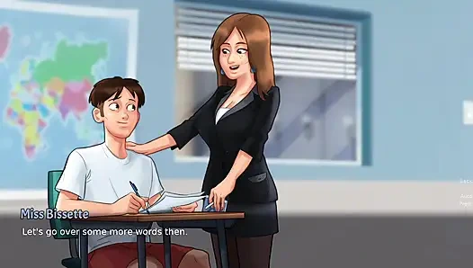 Hintli teyze yaz mevsiminde yeni romantik bir görüntü alıyor