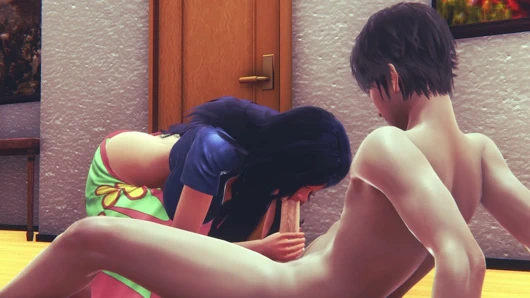 Nico Robin büyük boşalma ile bakış açısı sakso - tek parça anime kız büyük yarağı gırtlağına kadar emiyor ve yüzüne boşaltıyor