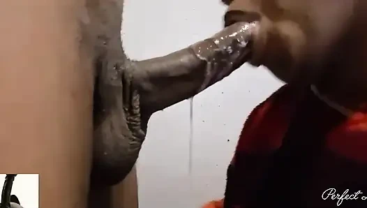 Noel'de mükemmel dudaklar gırtlağına kadar yarak