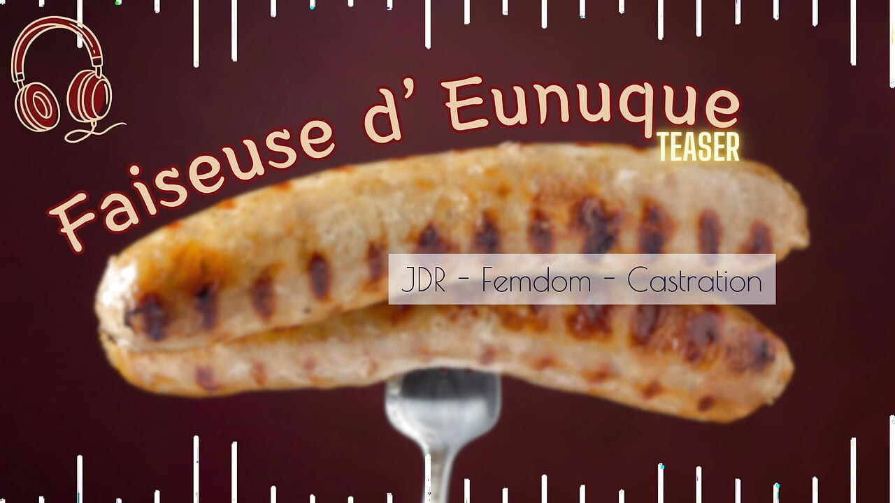 (frakkör) Je te coupe la bite - Fransız sesli kadın egemenliği kastrasyon