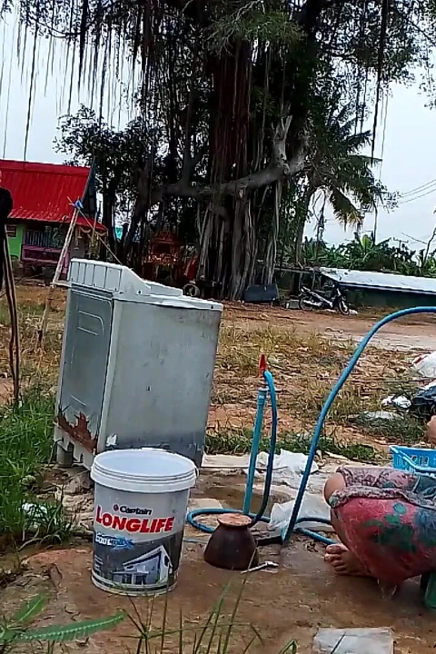 Fampfy tek başına seks
