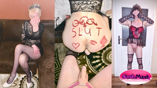 Kadın egemenliği evli kadın kadın kılıklı kocasının şaplak atıyor