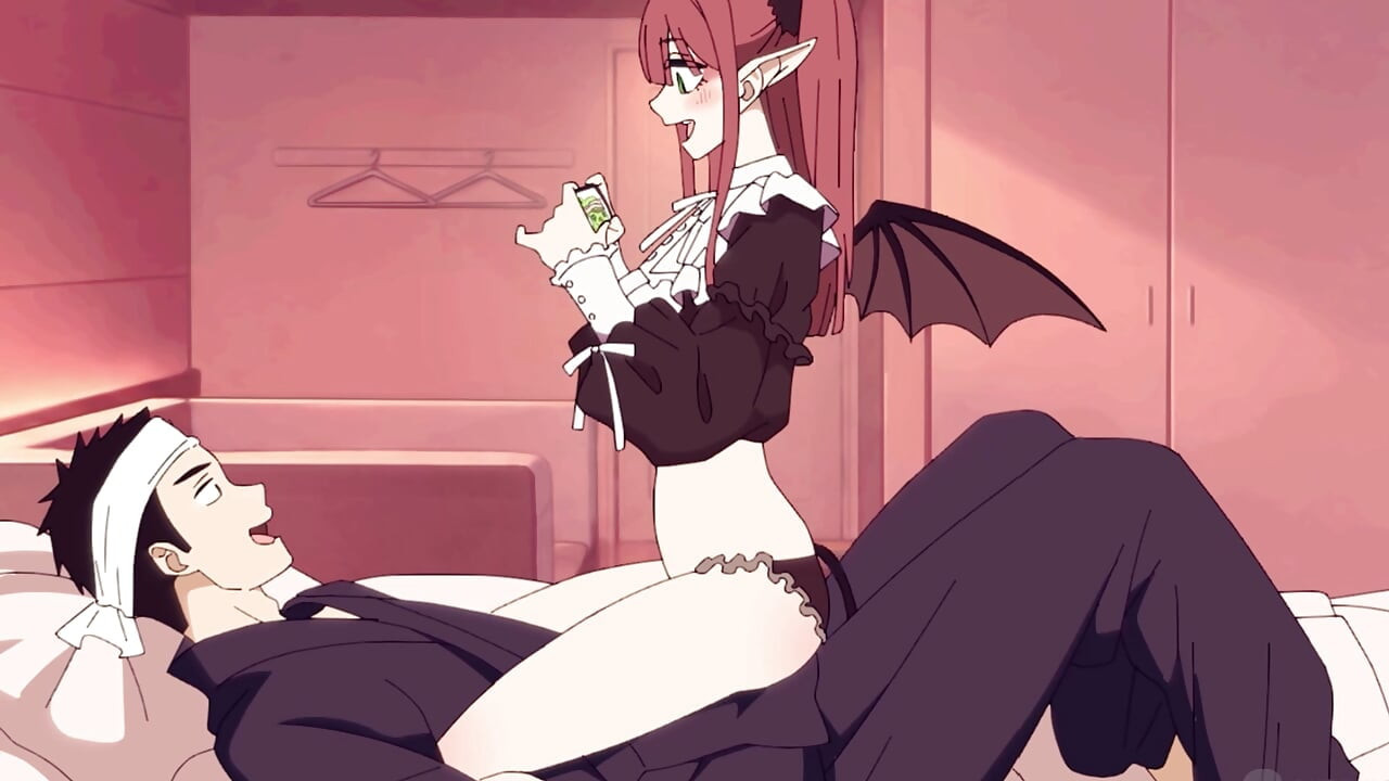Kızıl Saçlı Kız Arkadaşım Bana Bir Succubus Olduğunu Söyledi - Marin x Kitagawa San (Anime Hentai)