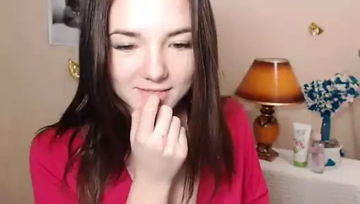 Güzel sıcak bebek almak şerit ve mastürbasyon yapmak