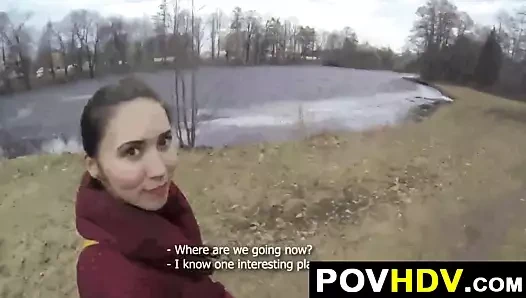 Seks ile yabancı içinde merdiven boşluğu pov