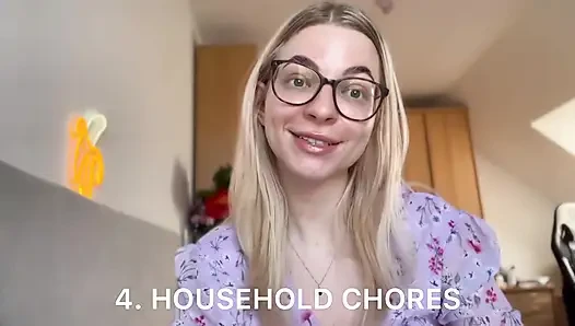 5 Sissy Tasks to Perform at Home