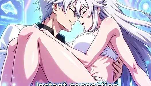 Mad scientist creates perfect futanari clone of himself for sex desire