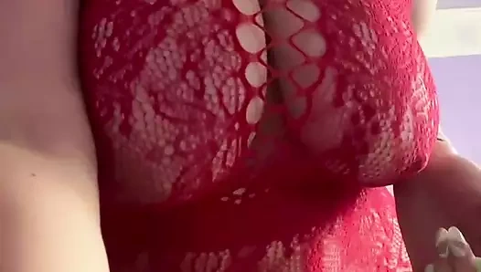 Orta yaşlı seksi kadın anne