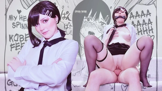 Kobeni higashiyama ve denji özensiz oral seks, sert kedi fuck ve derin acılı anal deneyin!