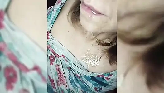 Yüze boşalma. Ağzına boşal.