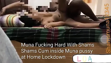 Muna kahrolası sert ile shams at ev lockdown