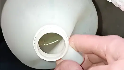 Bottle Peeing in A Storage Unit