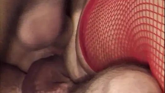 Cachonda rubia alemana milf monta dos pollas en dp trío