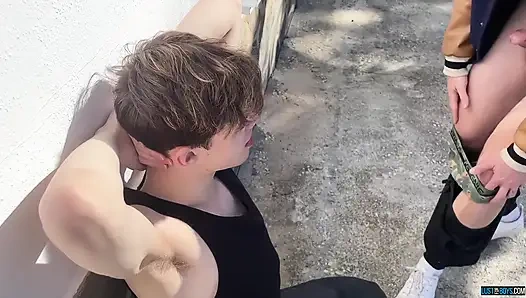 Cock Crazed Boy Buggered Outdoors - Part 2