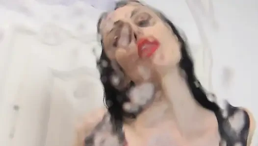 A Dark Gothic Giantess Spits Down on You!