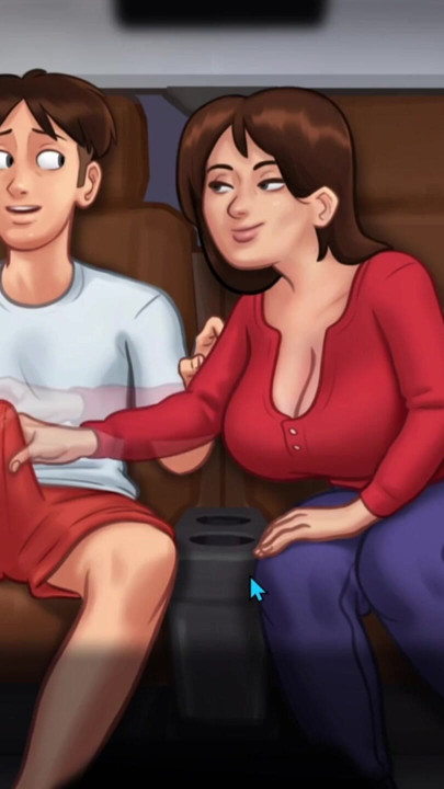 Summertime Saga Part 50 By DarkCookie, Azgın iri memeli milf büyük yarağı okşuyor ve ovuşturuyor, 3D Oyun | Klip 2