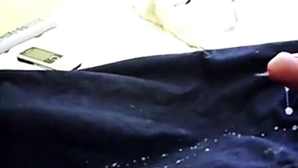 Bir cumshot su birikintisi yapmak!