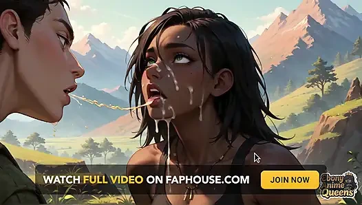 Zenci tanrıça açık havada sakso çekiyor! Çıplak, sürtük, seksi ve ateşli!