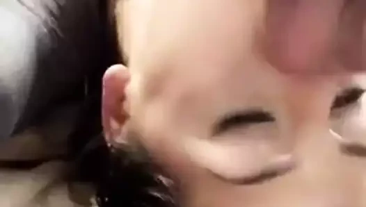 Selfie zaman sürpriz derin boğaz