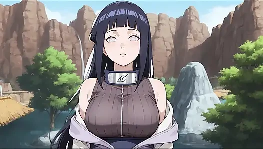 Hentai hustle - naruto'nun güzel hinata hyuga'sını sikiyor