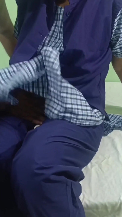 Married Stepuncle Enjoying College Girl with Uniform in Neighbour's Home