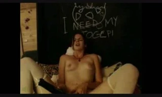 Yoğun hitachi orgazm üzerinde kam