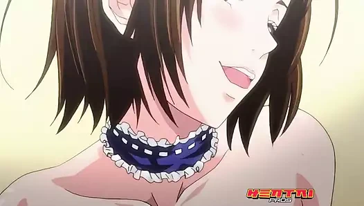 Hentai profesyonelleri - hizmetçi en sevdiği müşterisine meme oyunu ve derin binme ile tam hizmetli sikişiyor