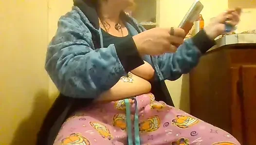 Striptiz şenlikli banyoda yakalanma