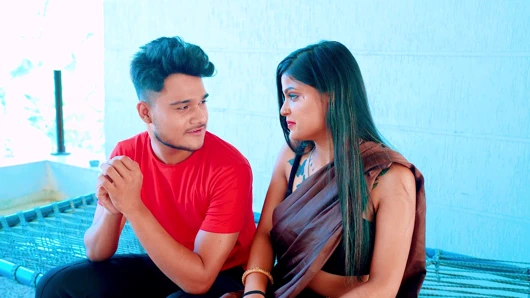 Newly married Bhabhi seduce by her naughty devar on the bed