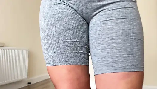 Girl teasing you in the tight pants