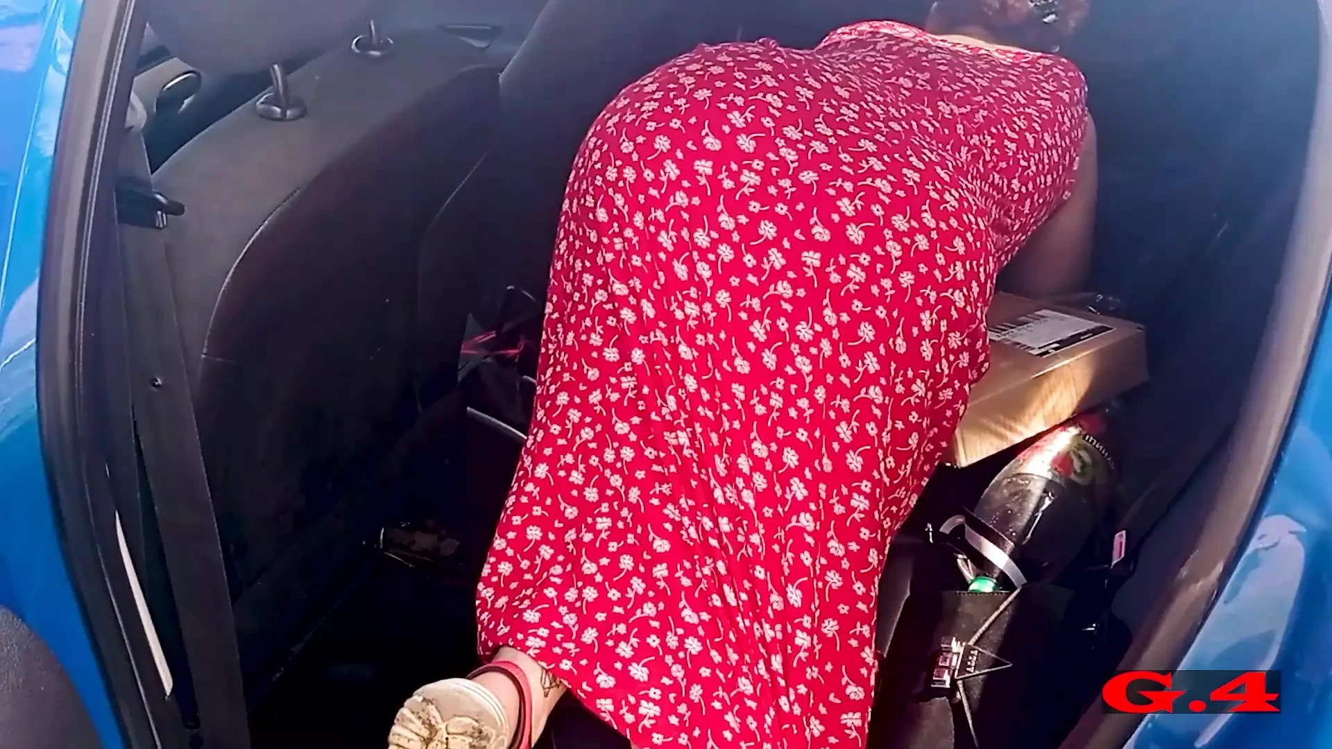 they took me off the back while I was bending over to wipe it in the car