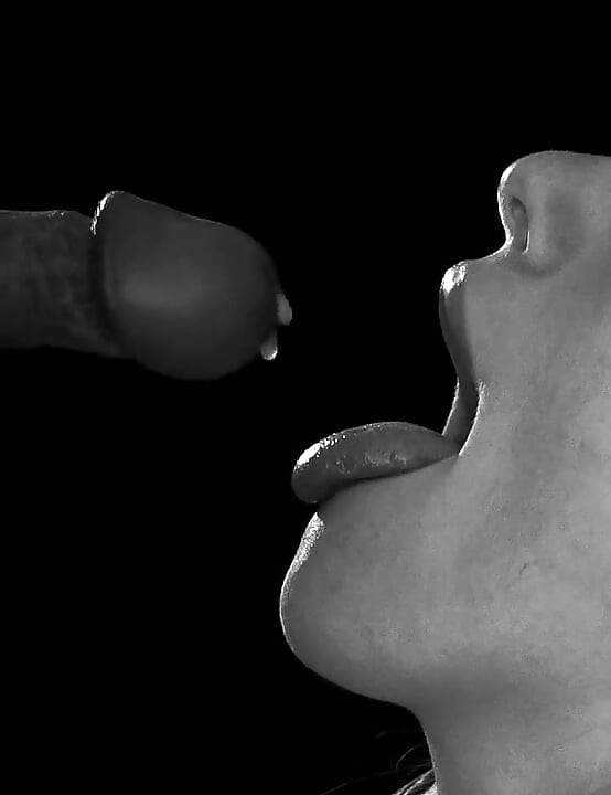 Ağır çekim ağzına boşalma! Model fotoğraf çekiminden sonra büyük bir döl yutuyor