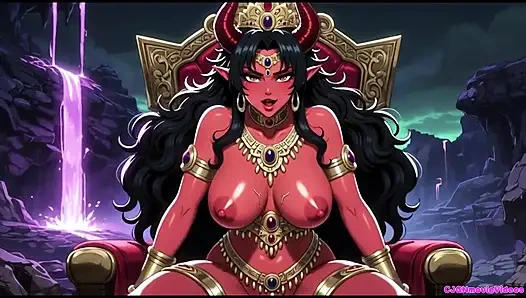 İblis kraliçesi azgın istiyor, ai animasyonu