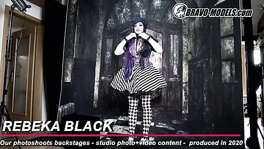 386-sahne arkası fotoğraf çekimi Rebeka Black - yetişkin