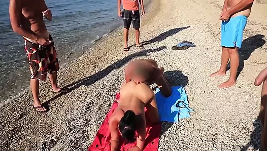 Ateşli, ve utanmaz - daha önce hiç böyle bir şey görmedin - açık havada 18 kez