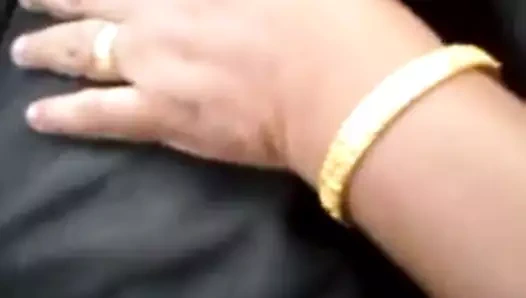 Tirunelveli tamil teyze arabada saten ipek d duygu