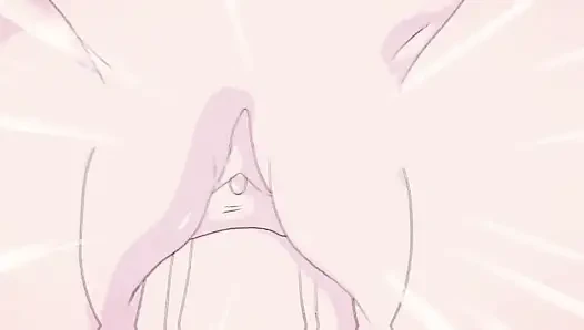 Hinata şişman bir yarağı sıvazlıyor ve amını parçalıyor