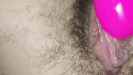 Wet Hairy Pussy Masturbating with Vibrator Close up Amateur Russian Model MILF Ginnagg