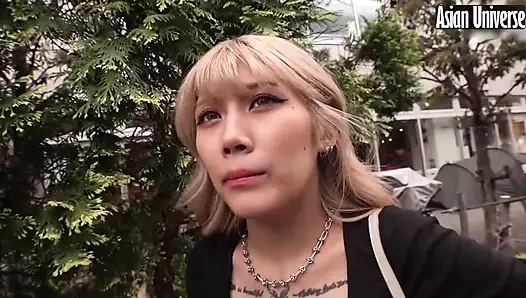 G-cup figürlü Idol seviyesi gyaru'da kapalı, gizli çevrimiçi şöhret şok edici bir özel inişi körükliyor