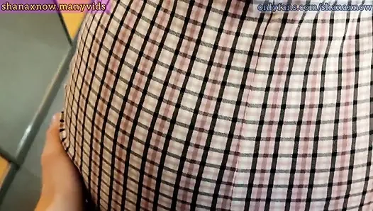 Asansörde sakso yüze boşalma