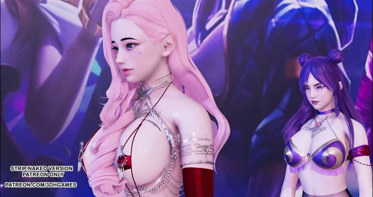 Hyuna – derine yuvarlan, ahri kaisa seraphine, league of legends kda