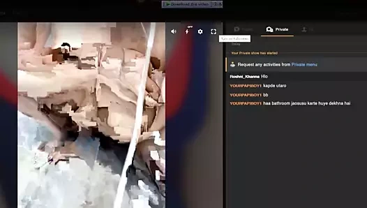 Busty aunty pissing canlı ve konuşurken kirli