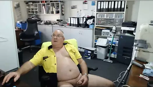 Webcam üzerinde büyükbaba gösterisi