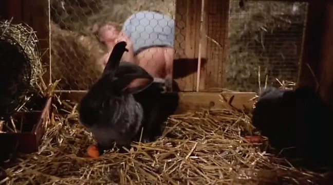 Güzelliği olan yaşlı şişman çiftçi