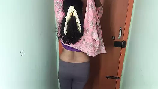 School girl showing breast for her boyfriend